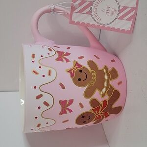 Peppermint & Pine Christmas Ginger Bread Man Mug, NWT